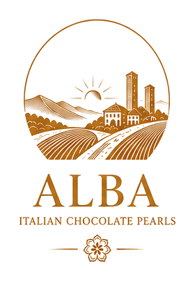 Alba line — milk Italian chocolate pearls