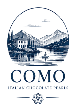 Como line — hazelnut & crispy Italian chocolate pearls